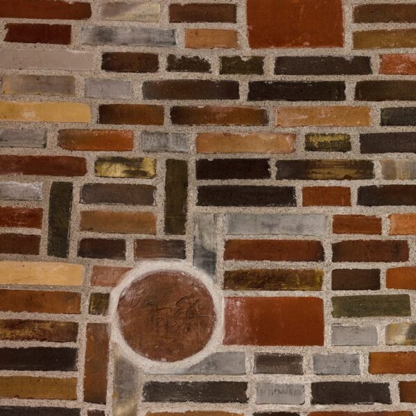 Each brick is unique and set with purpose